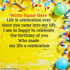 Husband Happy Birthday Wishes With Name And Photo